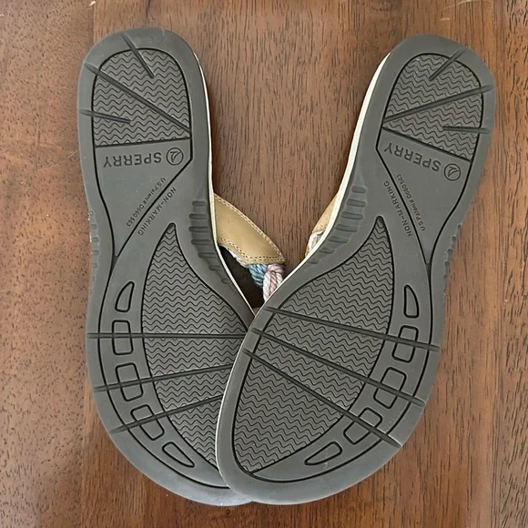 Sperry Women’s Size 8.5 Pink Parrotfish Flip Flops - Picture 2 of 3